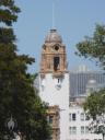 View of Mission High from Dolores Park