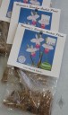 Bamboo Orchid starter kit with stem cutting in moss
